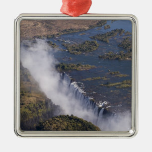 Victoriawaterval, Zambezirivier, Zambia - Zimbabwe Metalen Ornament