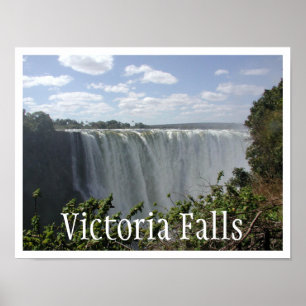 Victoriawaterval, Zambia, Zimbabwe Poster