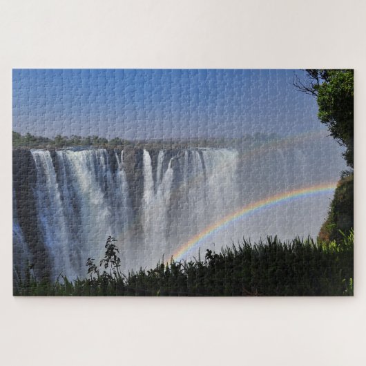Victoriawatervallen: een natuurwonder legpuzzel (Horizontaal)
