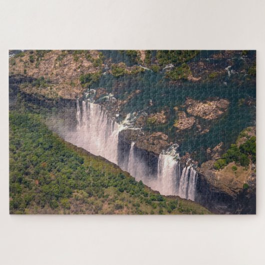 Victoriawatervallen: Hart van Afrika Legpuzzel (Horizontaal)