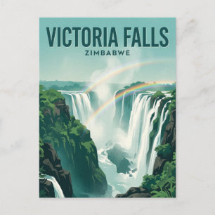 Victoriawatervallen, Victoriawatervallen, Matabele Briefkaart