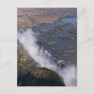 Victoriawatervallen, Zambezirivier, Zambia - Zimba Briefkaart