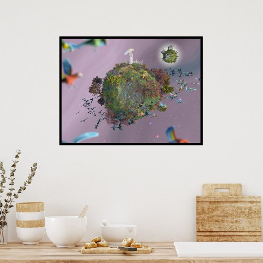 Victoriawereld Poster (Keuken)