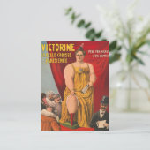 Victorine, de mooie Parijse grote vrouw Briefkaart (Staand voorkant)