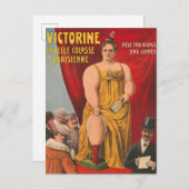 Victorine, de mooie Parijse grote vrouw Briefkaart (Voorkant / Achterkant)