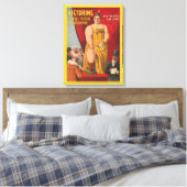 Victorine, de mooie Parijse grote vrouw Canvas Afdruk (Insitu (Slaapkamer))