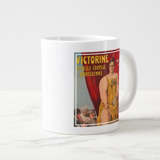 Victorine, de mooie Parijse grote vrouw Grote Koffiekop (Voorkant rechts)
