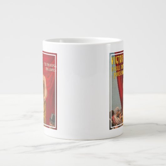 Victorine, de mooie Parijse grote vrouw Grote Koffiekop (Voorkant)