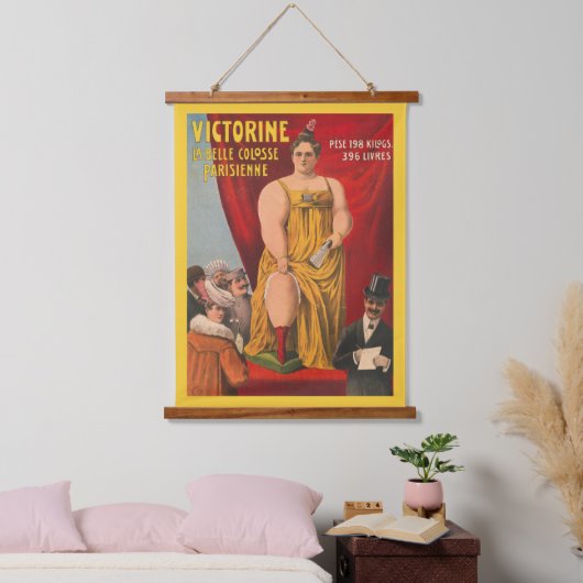 Victorine, de mooie Parijse grote vrouw Hangend Wandkleed (Slaapkamer)
