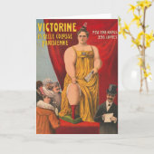 Victorine, de mooie Parijse grote vrouw Kaart (Gele Bloem)