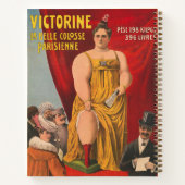 Victorine, de mooie Parijse grote vrouw Notitieboek (Achterkant)