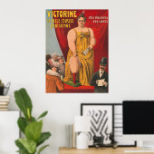 Victorine, de mooie Parijse grote vrouw Poster (Thuiskantoor)