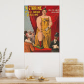 Victorine, de mooie Parijse grote vrouw Poster (Keuken)