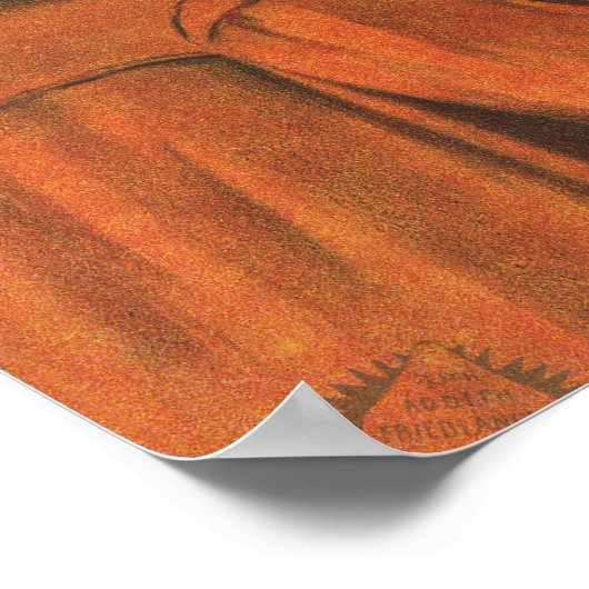 Victorine, de mooie Parijse grote vrouw Poster (Hoek)