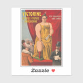 Victorine, de mooie Parijse grote vrouw Sticker (Vel)