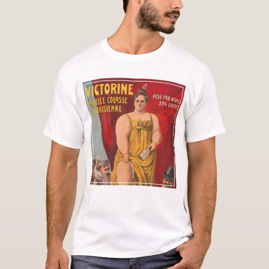 Victorine, de mooie Parijse grote vrouw T-shirt (Voorkant)