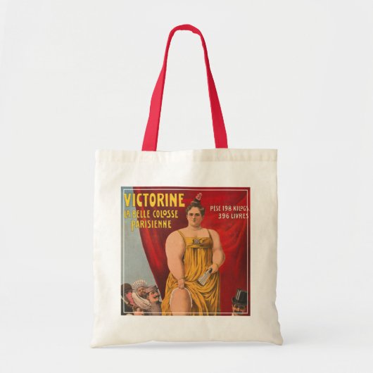 Victorine, de mooie Parijse grote vrouw Tote Bag (Voorkant)