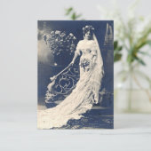 Victorion Bride Uitnodiging (Staand voorkant)