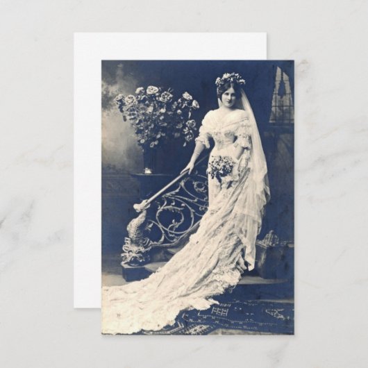 Victorion Bride Uitnodiging (Voorkant / Achterkant)