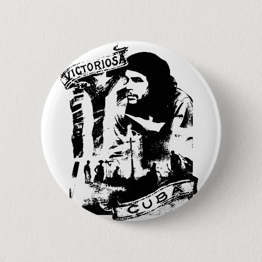Victoriosa Cuba Ronde Button 5,7 Cm (Voorkant)