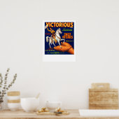 Victorious Brand Louisiana zoete aardappelen Poster (Keuken)