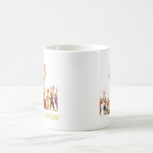 Victorious Bunny Egg Hunt Champion Koffiemok (Center)