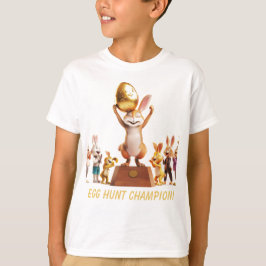 Victorious Bunny Egg Hunt Champion T-shirt