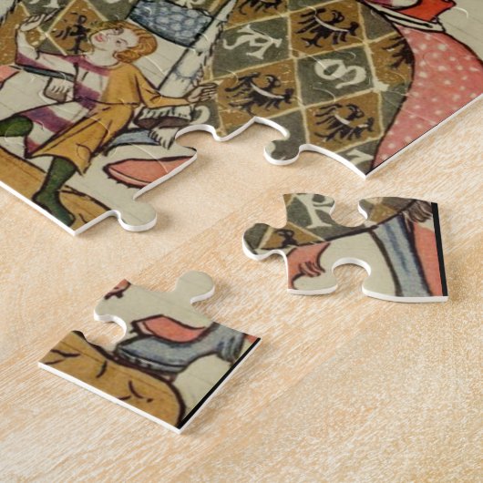 Victorious Knight, 14e eeuw Legpuzzel (Zijkant)