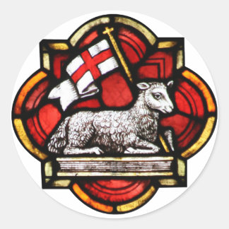Victorious Lamb Ronde Sticker