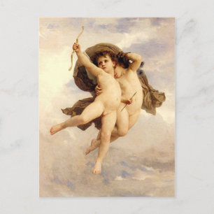 Victorious Love van Bouguereau Briefkaart