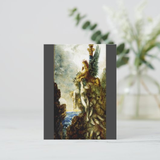 Victorious Sphinx van Gustave Moreau Briefkaart (Staand voorkant)