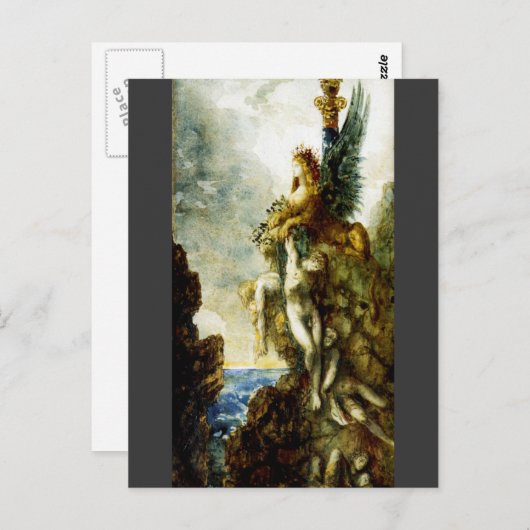 Victorious Sphinx van Gustave Moreau Briefkaart (Voorkant / Achterkant)