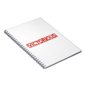 Victorious Stamp Notitieboek (Rechterzijde)