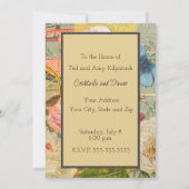 Victorische dame vrouw leuk rijtuig kaart (Achterkant)