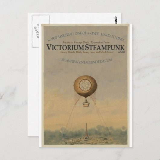 Victorium Steampunk Briefkaart (Voorkant / Achterkant)