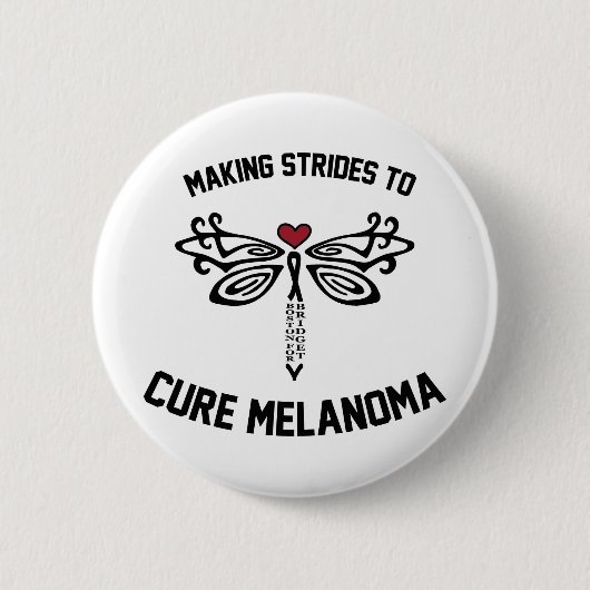 Victors Melanoma Research Team Button (Voorkant)
