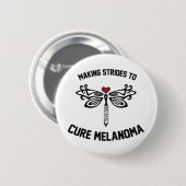 Victors Melanoma Research Team Button (Voorkant /achterkant)