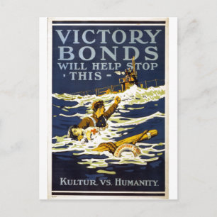 Victory Bonds zal helpen om deze wereldoorlog van  Briefkaart
