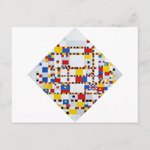Victory Boogie Woogie, Mondrian Briefkaart