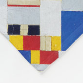 Victory Boogie Woogie, Mondrian Fleece Deken (Hoek)