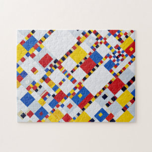 Victory Boogie Woogie, Mondrian Legpuzzel