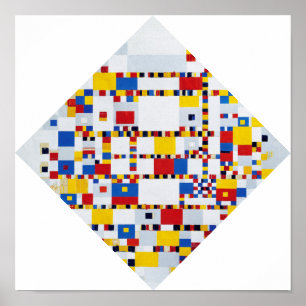 Victory Boogie Woogie, Mondrian Poster