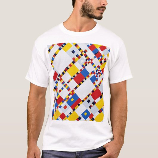 Victory Boogie Woogie, Mondrian T-shirt (Voorkant)