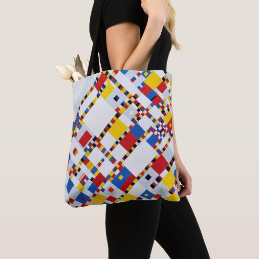 Victory Boogie Woogie, Mondrian Tote Bag (Dichtbij)