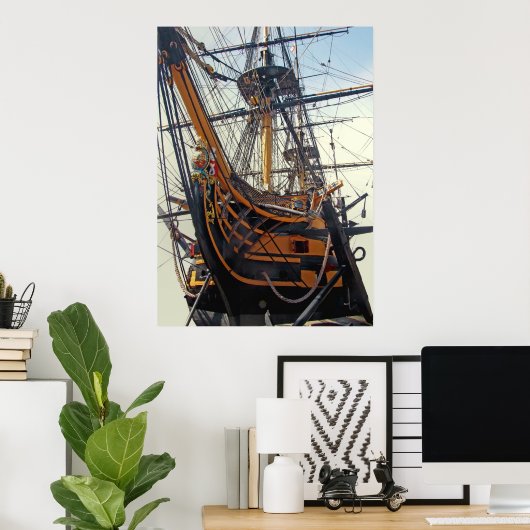 Victory: Bow Port Quarter Poster (Thuiskantoor)