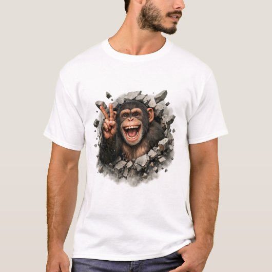 Victory Breakout Monkey Tee T-shirt (Voorkant)