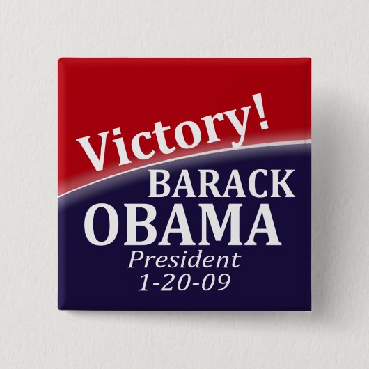 Victory Button Barack Obama (Voorkant)
