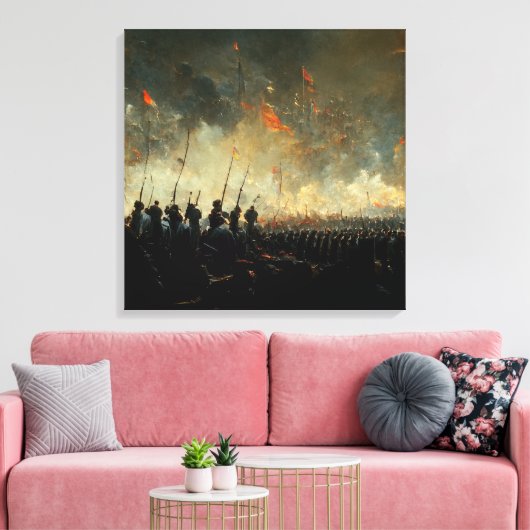 Victory Canvas Afdruk (Insitu (Woonkamer))