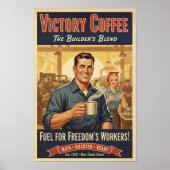  Victory Coffee Builder's Blend Poster (Voorkant)