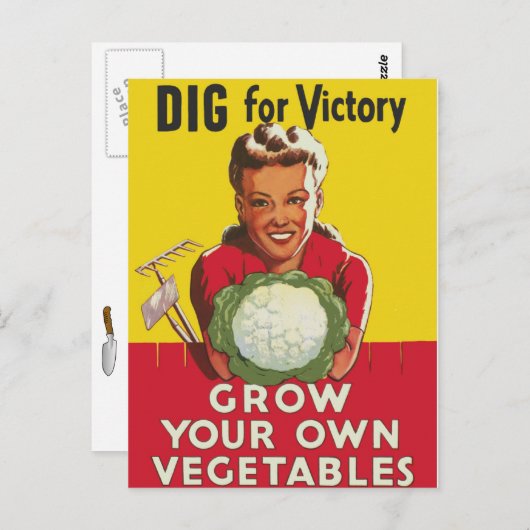 Victory Garden Briefkaart (Voorkant / Achterkant)